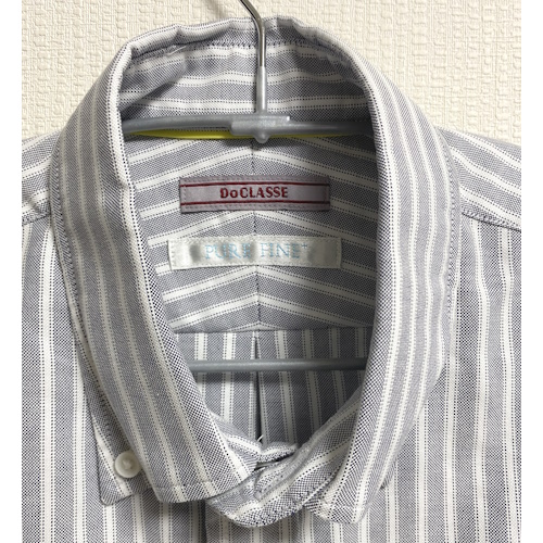 DoCLASSE　ピュアファインオックスシャツ長袖　¥6,589