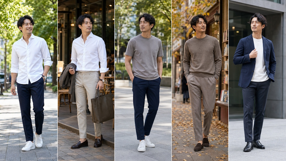 清潔感のある男性ファッションとは？30代・40代が服装で損しないための基本